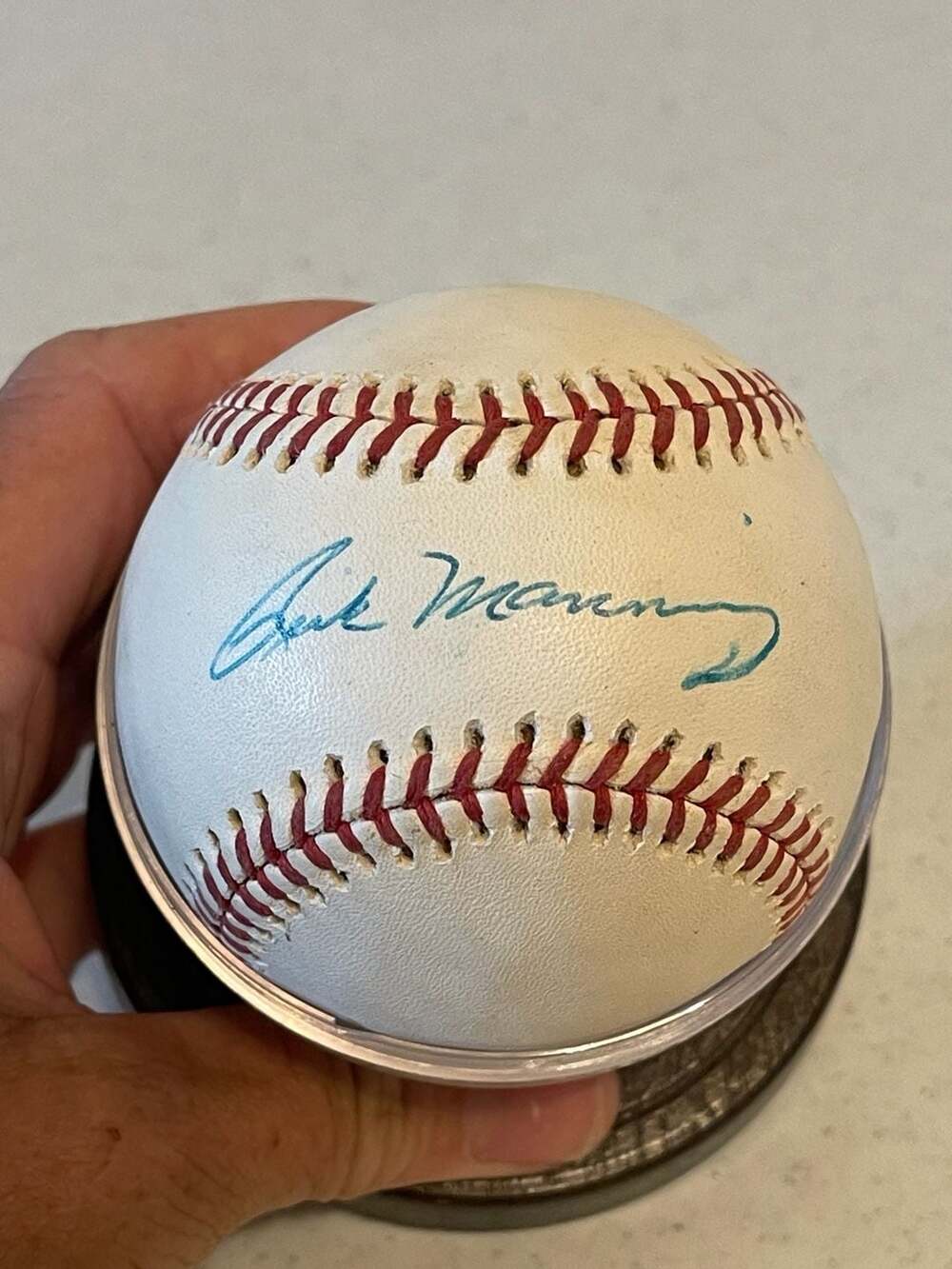 Rick Manning Autographed Spalding All-Star Official Baseball